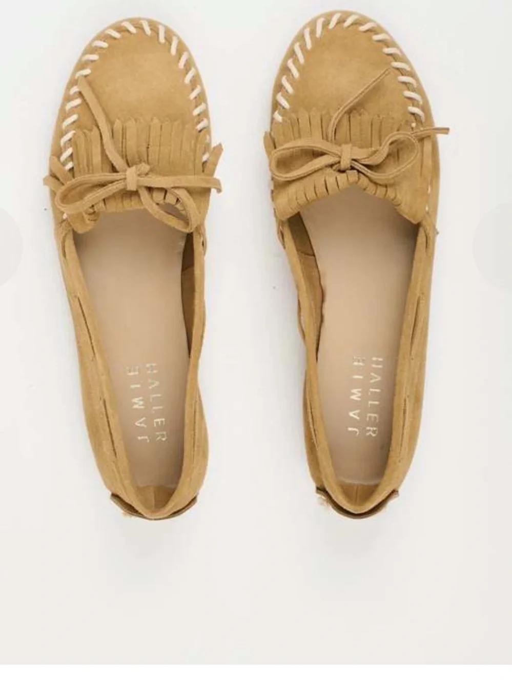 JAMIE HALLER The Camp Loafer in Ambra - 37 (6.5/7 US)